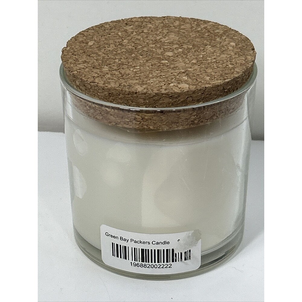Green Bay Packers Candle Amber Musk 12.5 Oz 2 Wick Scented - Picture 5 of 6